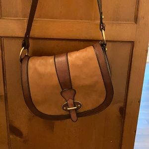 Fossil saddle purse